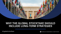 Why the Global Stocktake should Include Long-term Strategies banner