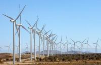 Wind farm in California, United States.