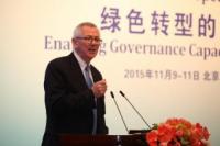 Dr. Andrew Steer, President and CEO of WRI, spoke at 2015 CCICED AGM, Beijing