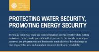 Protecting Water Security, Promoting Energy Security