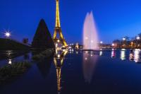 Paris at night.