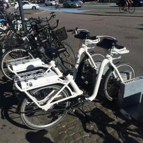 哥本哈根公共自行车GOBIKE，图片来自冯婧