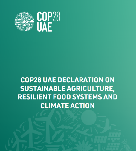 《关于韧性粮食体系、可持续农业及气候行动的阿联酋宣言》